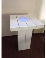 Statafel Aimee wit (incl. led)