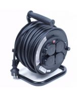 Haspel 25 meter 4x 230V (spatwaterdicht)