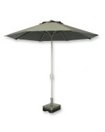 Parasol teatro Ø 270 cm. Antraciet incl. voet