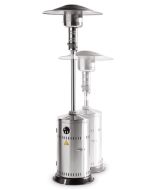 Patioheater rond RVS (excl. gasfles)