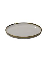 Majestic Gold bord Ø 25,5 cm, met opstaande rand