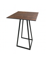 Statafel Linea met roest blad 