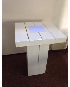 Statafel Aimee wit (incl. led)