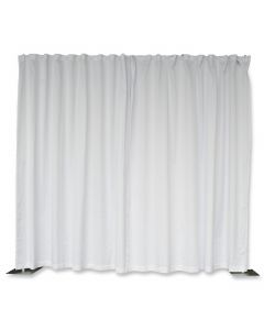 Pipe & Drape gordijn wit 300x300cm