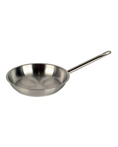 Koekenpan RVS met steel Ø 32cm