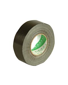 Rol theatertape zwart 50 meter x 50 mm.