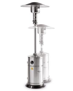 Patioheater rond RVS (excl. gasfles)