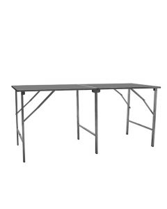 RVS werktafel inklapbaar, 200x80 cm.