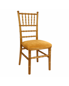  Stoel Napoleon goud, incl. gouden zitting