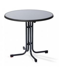 Terrastafel Ø 85 cm. Antraciet-21345