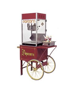 Popcornmachine met onderstel