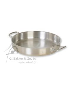 Braadpan 12 liter RVS Ø 45cm (inductie)